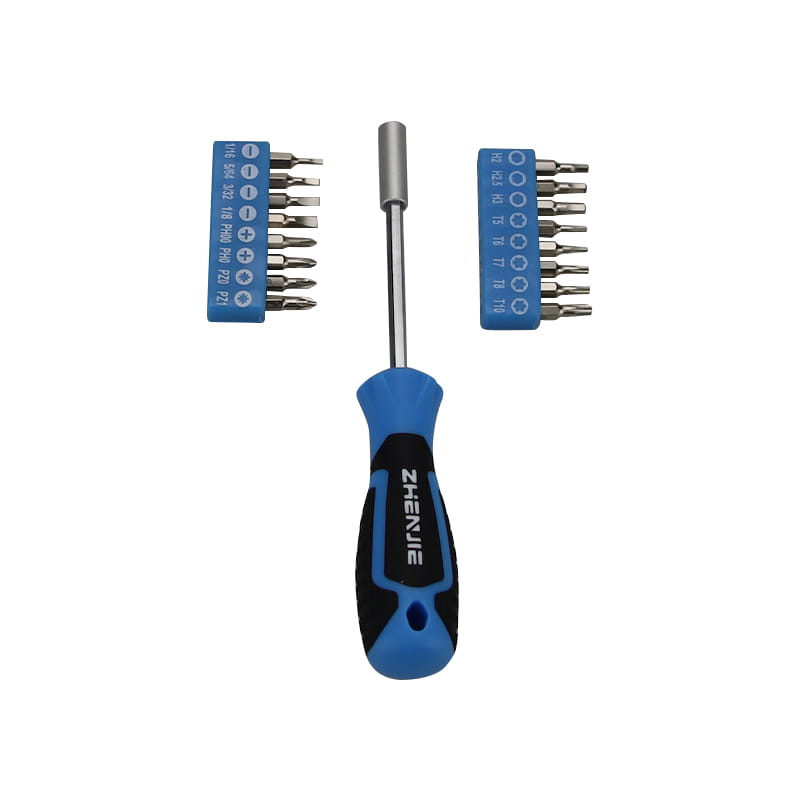 17-delige CRV 6150 magnetische bithouder-driverset
