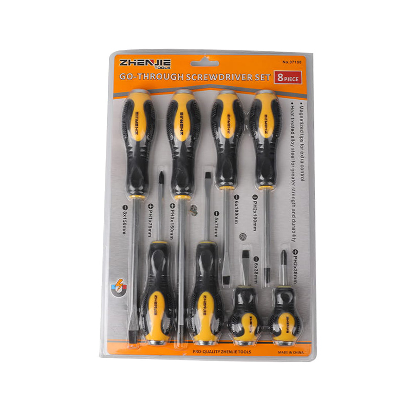 8-delige gereedschapsset met multifunctionele precisie Torx-bits, combinatieschroevendraaierset