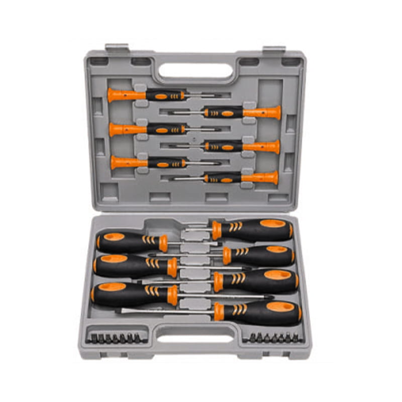 27-delige BMC-verpakking Phillips Pozidriv Torx CRV-schroevendraaierset