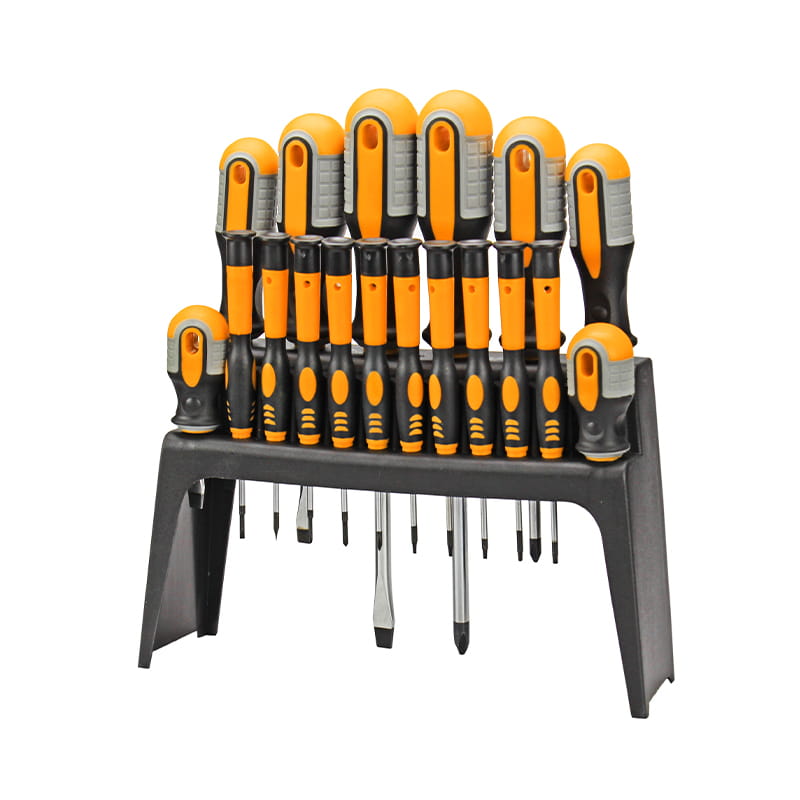 18-delige plastic plank en dubbele blisterverpakking CRV Torx-schroevendraaierset