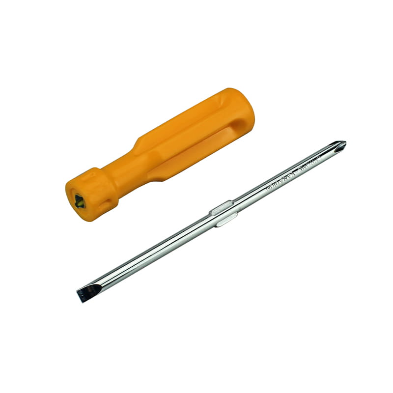 2 in 1 (6 mm-PH2) * 150 mm schroevendraaier met geel handvat