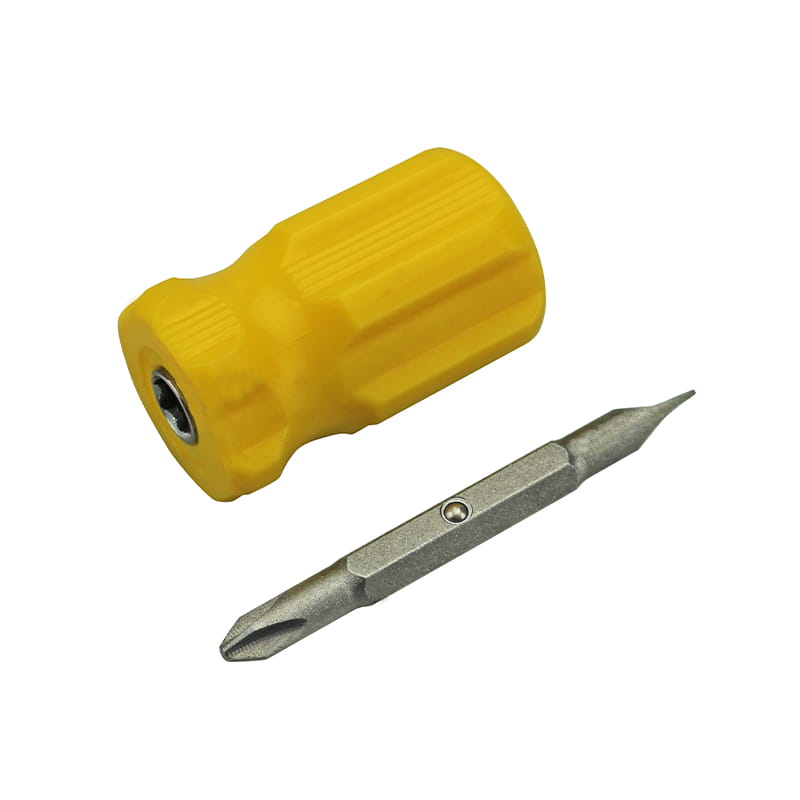 2 in 1 6 mm-PH2 dubbelzijdige CRV-bitschroevendraaier met stompe handgreep