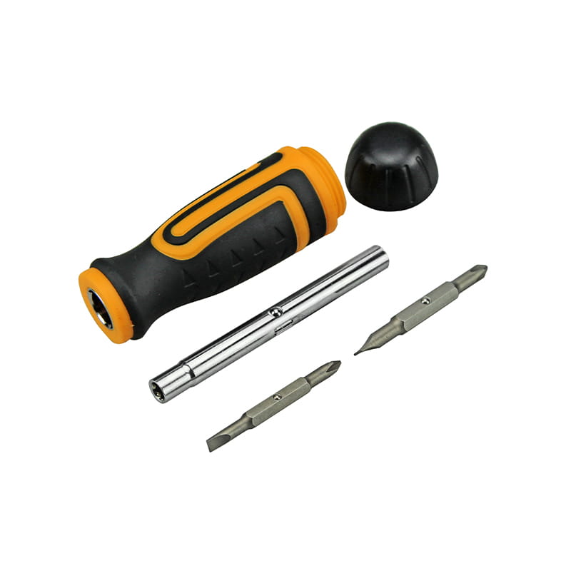 6-in-1 schroevendraaier CRV-bithouder en CRV-bitset